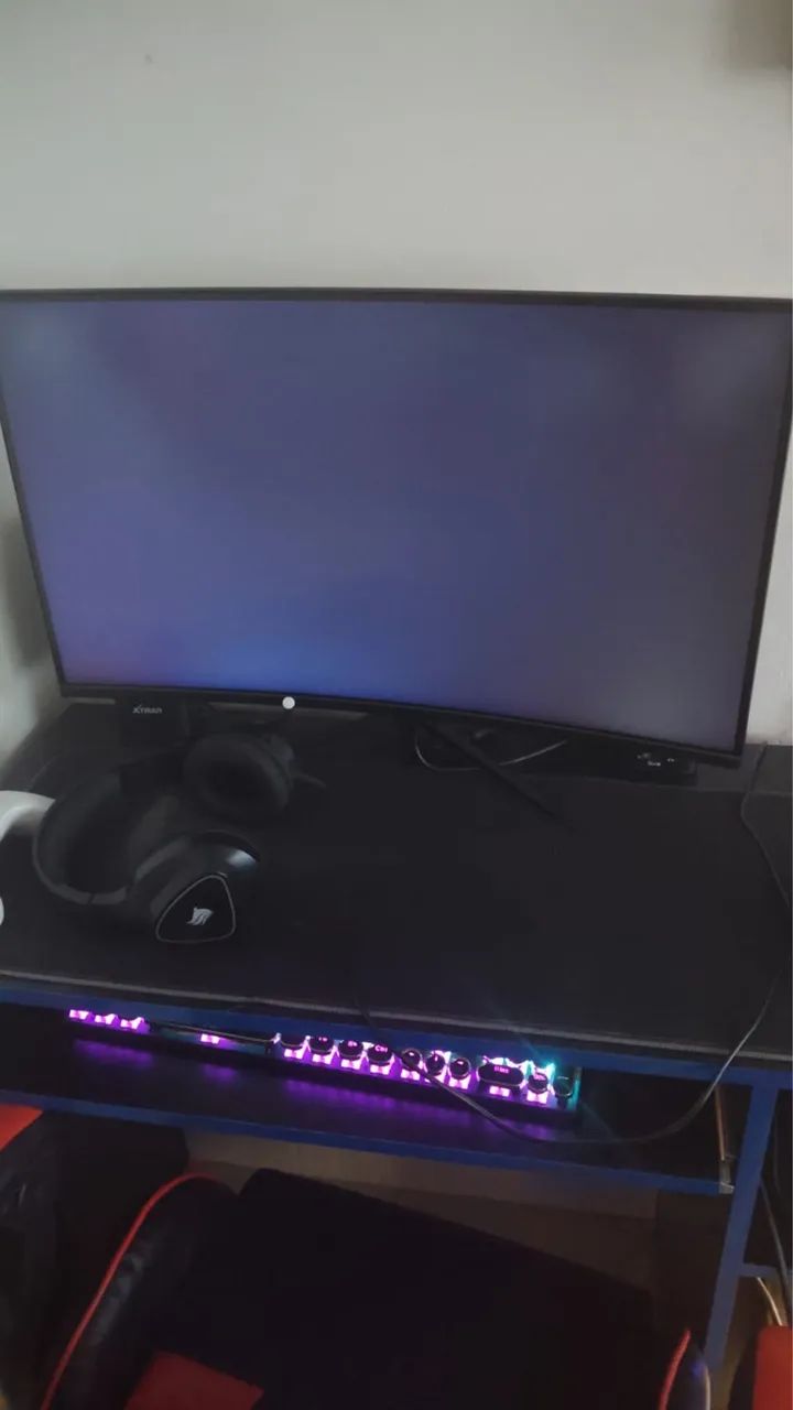Tela pc gamer queimada 