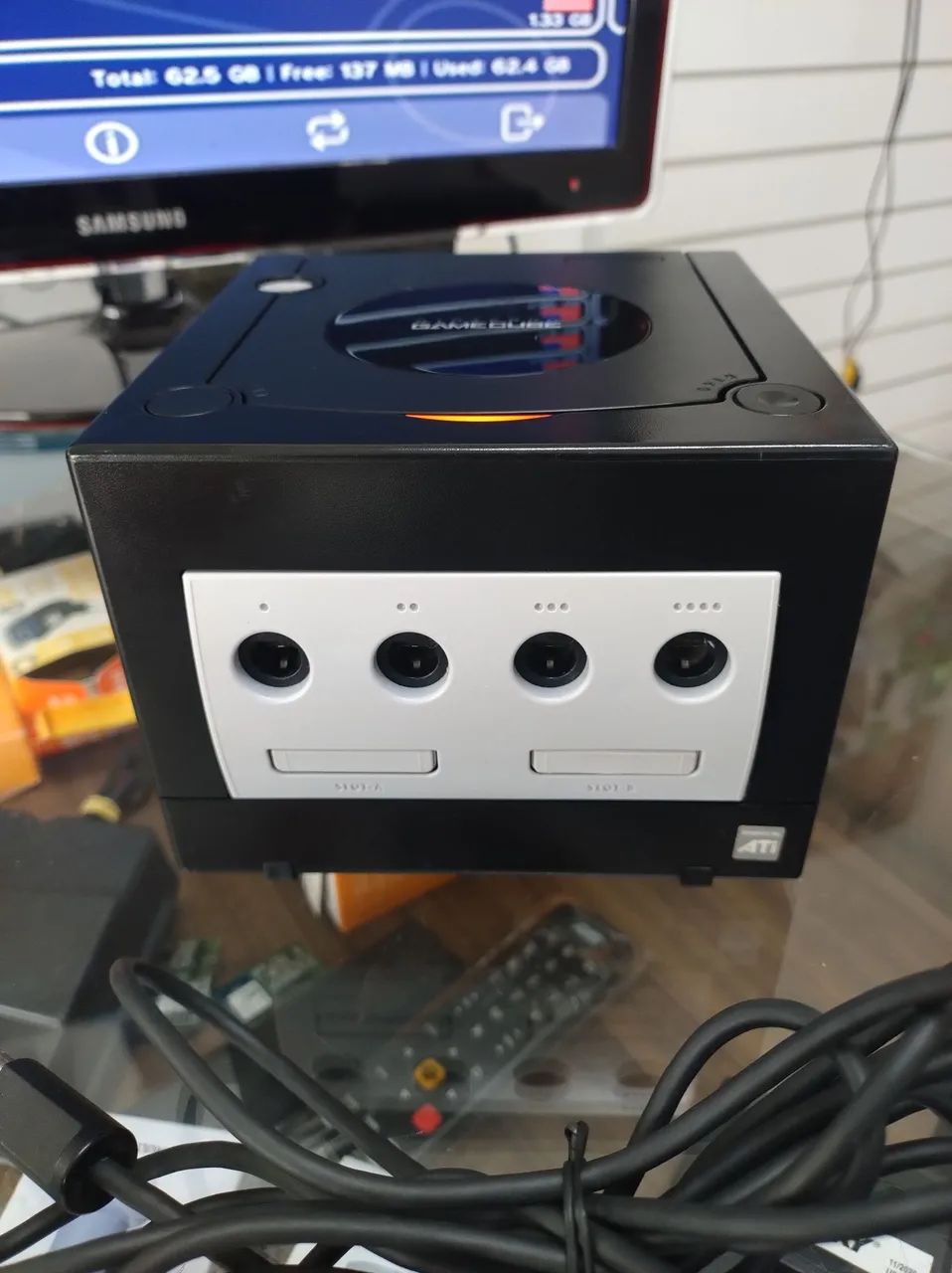 Nintendo game cube com picoboot  - Foto 3
