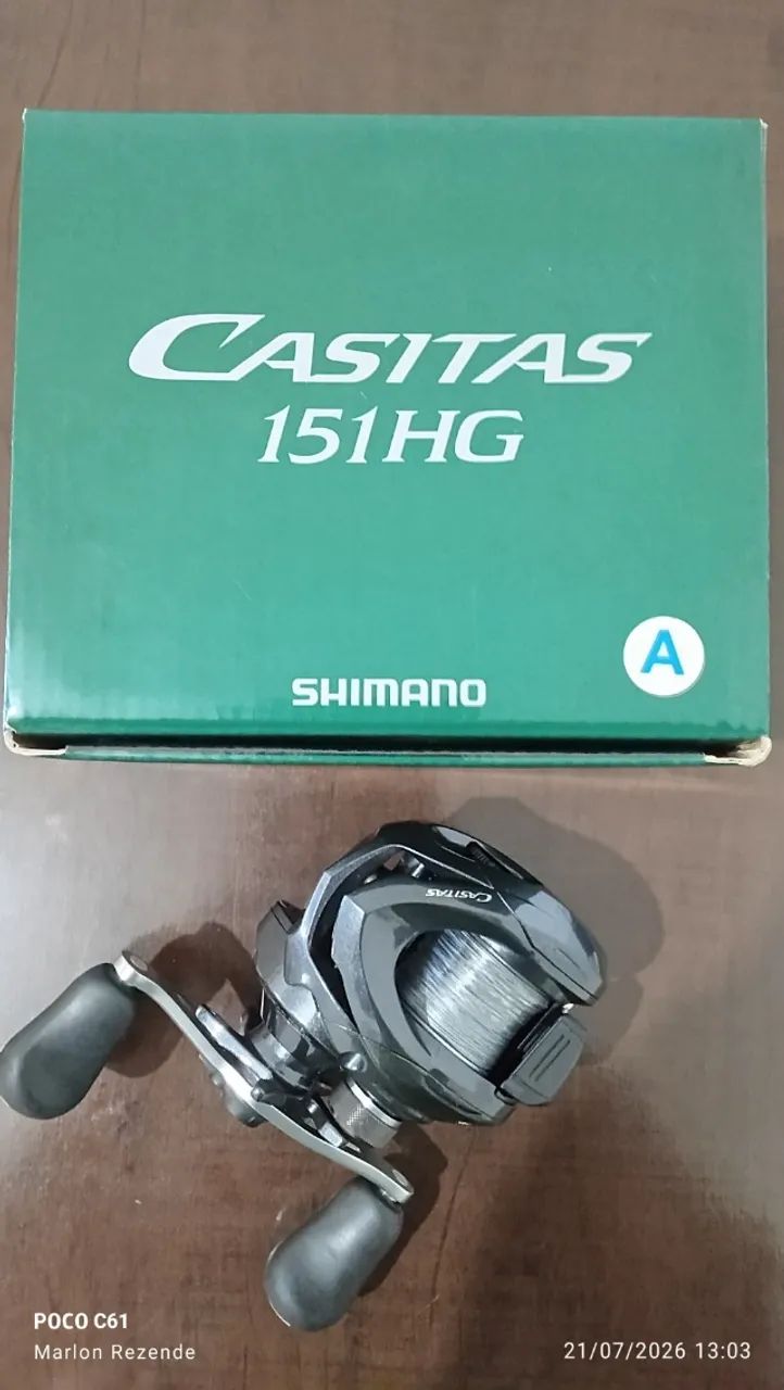 harga reel shimano casitas 151hg Baitcasting 16 MGL 100HG This reel will decrease frustrations and increase enjoyment when you fish Carretilha Shimano Casitas 151 Hg