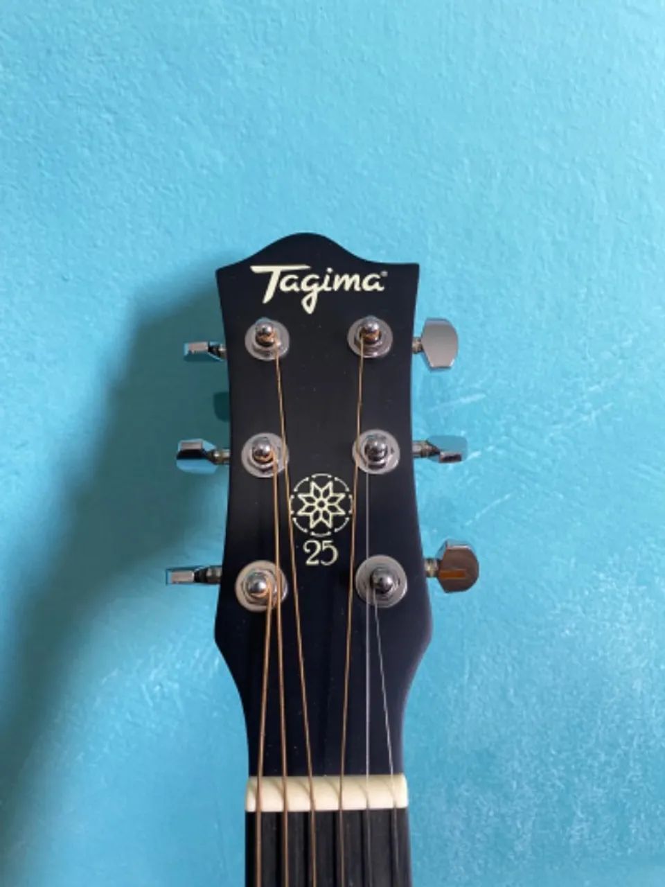 VIOLÃO TAGIMA TW 25 WOODSTOCK DS - VIOLÃO+CAPA+CAPO+JOGO DE CORDAS - Foto 2