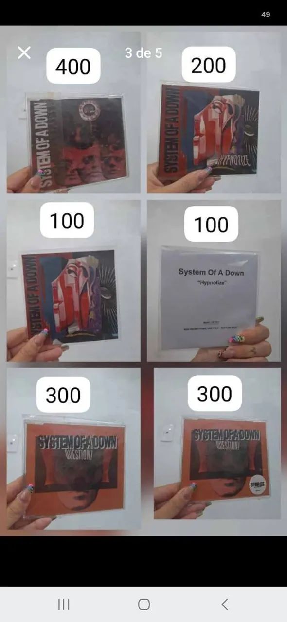 Cds originais e raros System of a down importados SOAD - Foto 3