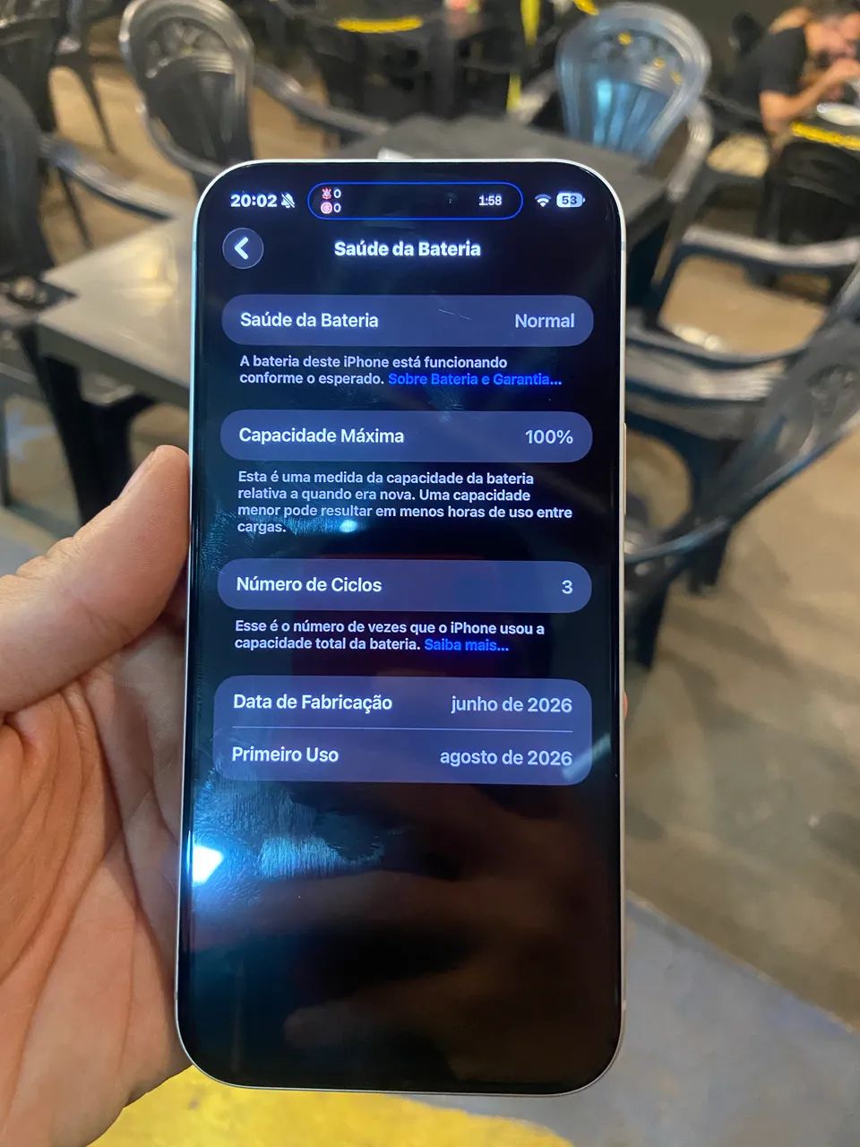 iPhone 17 pro Max 3 dias de uso( decidir compra minha moto)