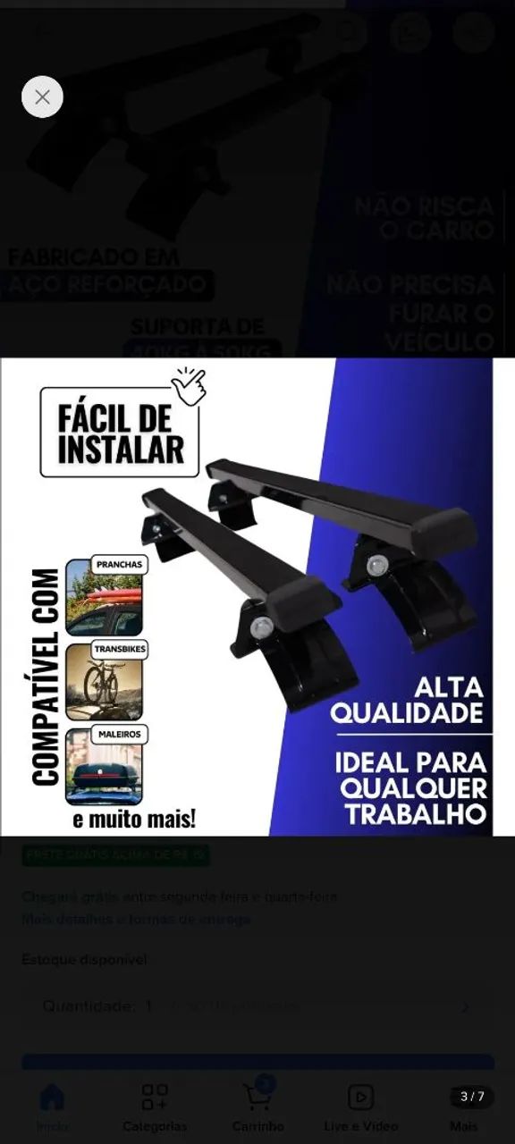 Rack de teto  - Foto 4