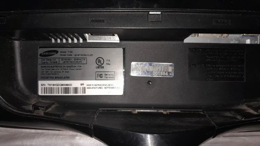 MONITOR SAMSUNG T190 VENDO OU TROCO - Foto 4