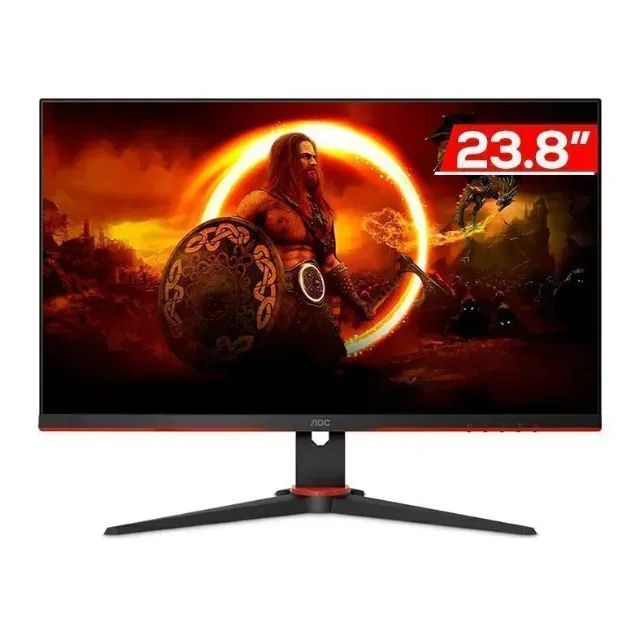 Monitor Gamer AOC 23.8 Pol, IPS e SUPORTE ARTICULADO - Foto 2