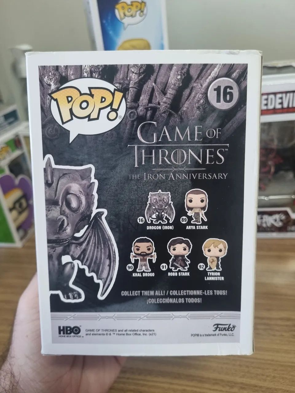 Funko Pop Drogon Iron Game of Thrones - Foto 3