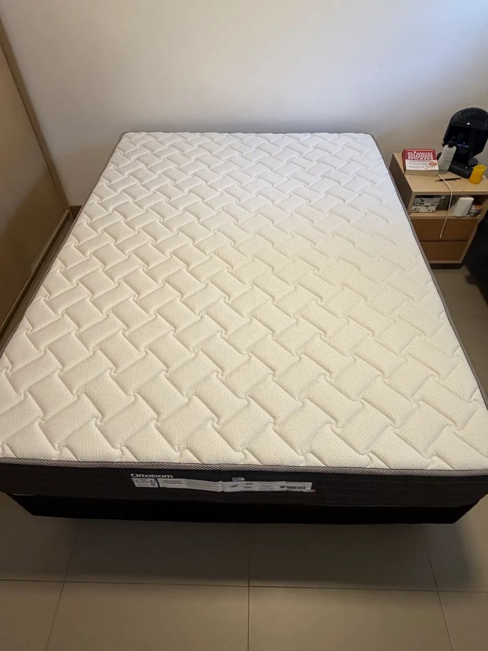 Cama Box Casal Ortobom Pró-Saúde Nanolastic + Colchão - Foto 2