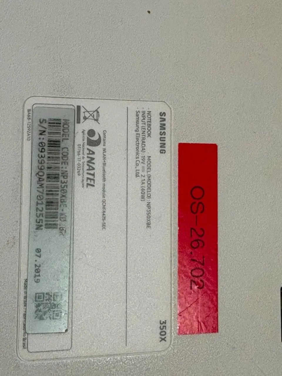 Notebook Samsung Expert NP350XBE i5 - Foto 3