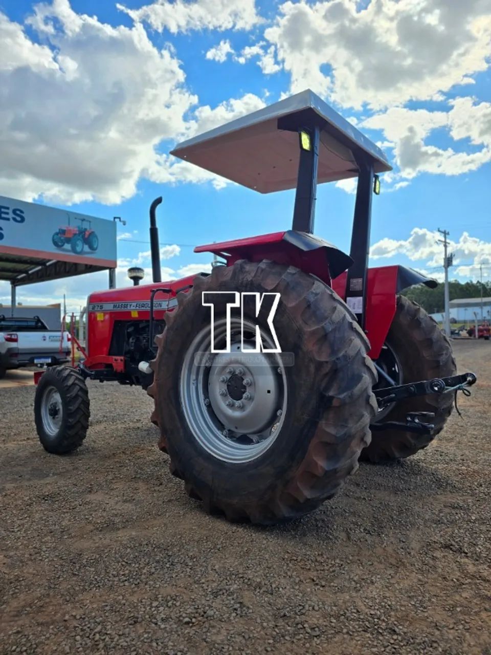 cod. 1400 TRATOR MASSEY FERGUSON 275 ANO 94 COM REDUTOR DE VELOCIDADE - Tk Tratores Nova A - Foto 3