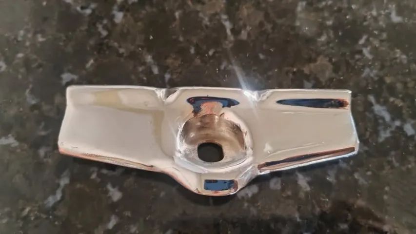 Suporte Fixação Bateria Opala Caravan Original Gm Cromado