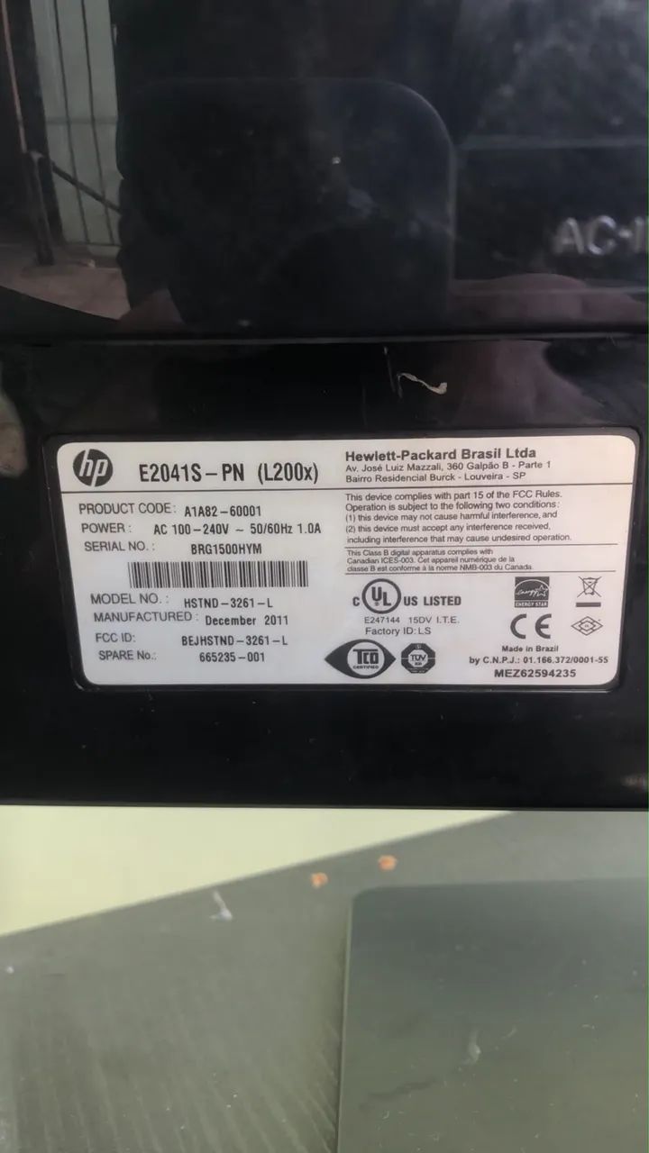 Monitor HP 20 polegadas  - Foto 2
