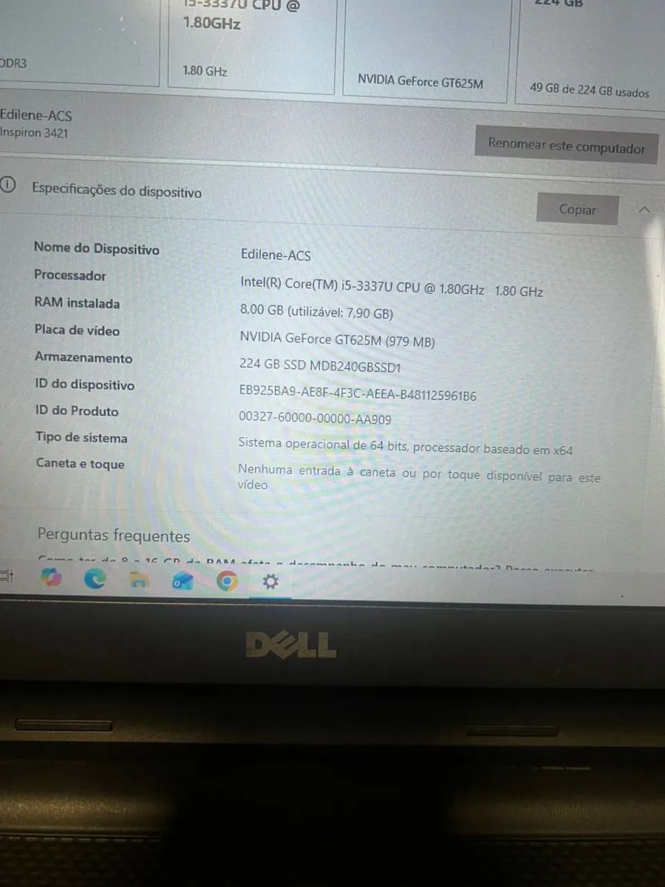 Notebook Dell Inspiron 3421  - Foto 2