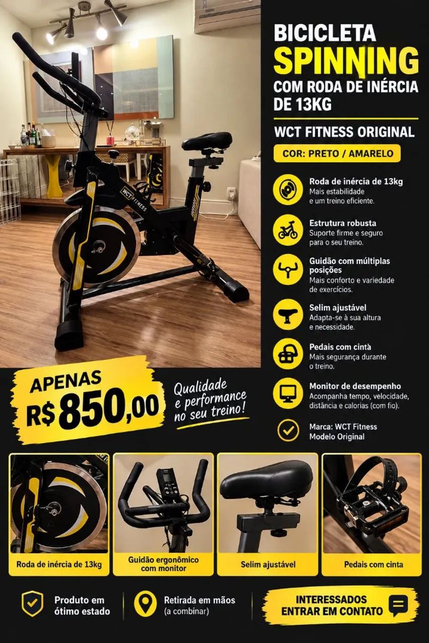 Bicicleta Spinning - Foto 2