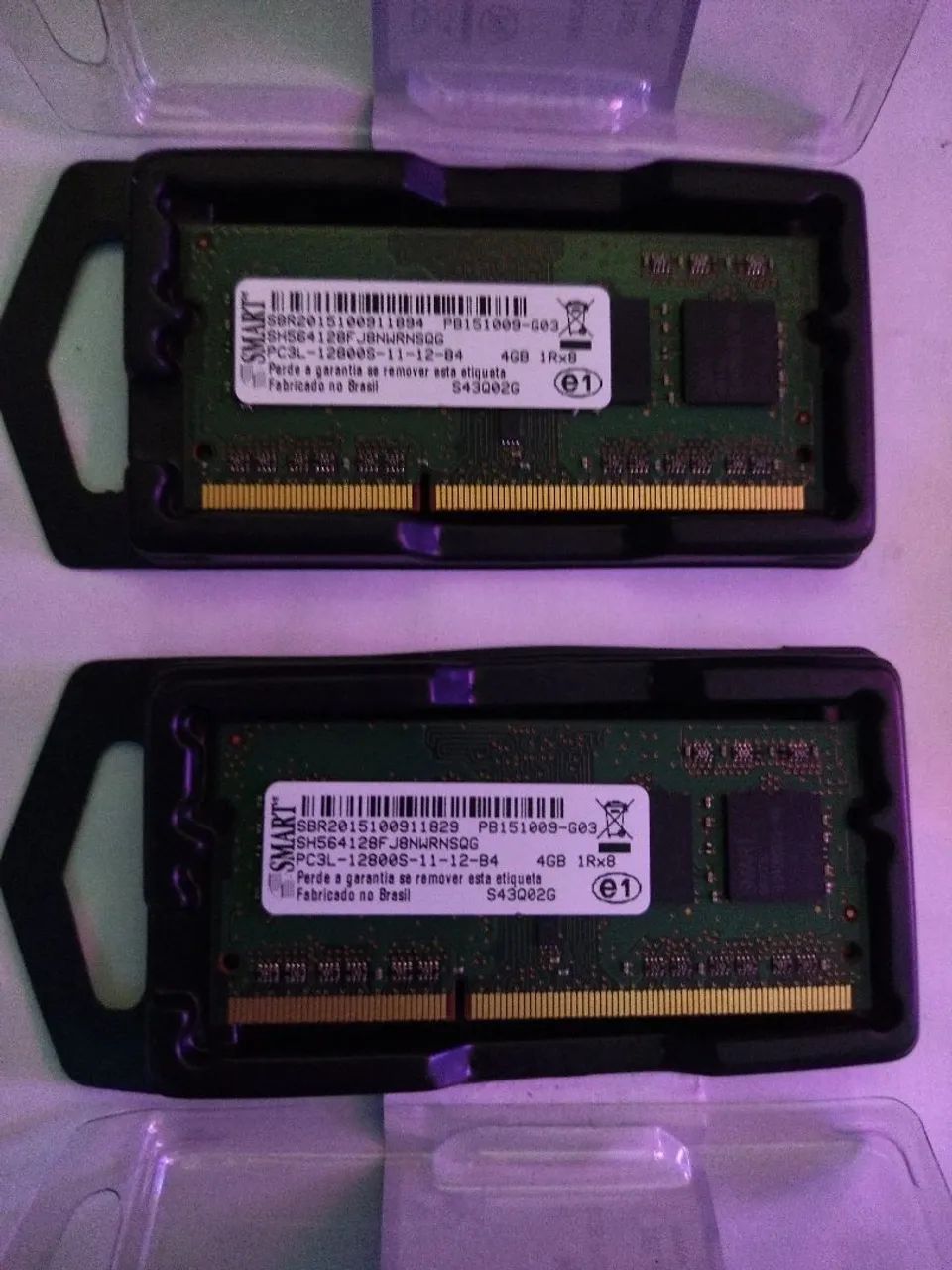 Kit memória ram DDR3 - 8G (2x4g) - notebook 