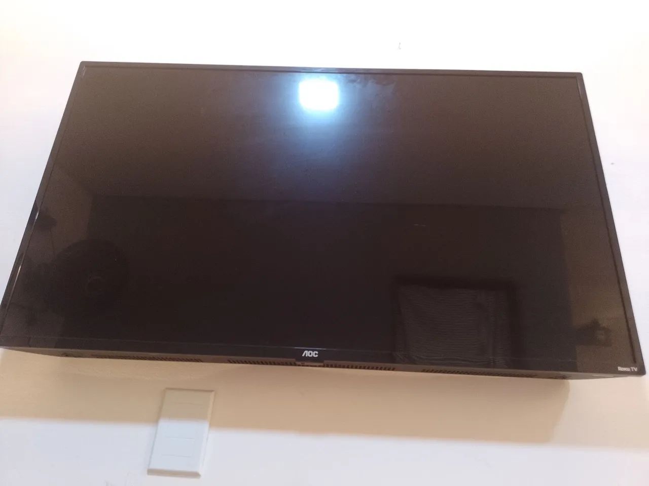Smart tv AOC nova. A tela trincou. - Foto 2