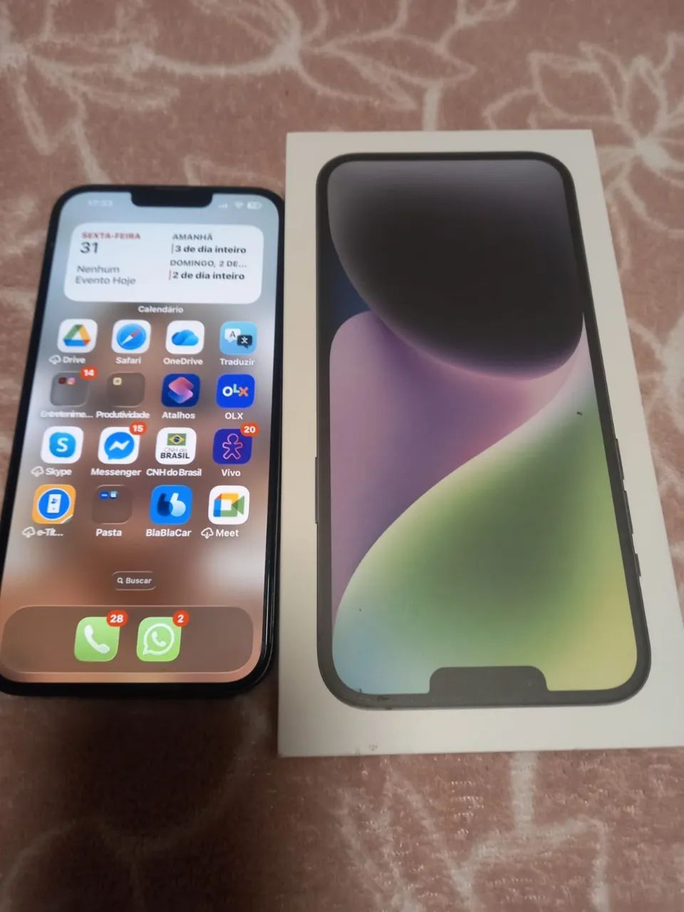 iPhone 14 Plus 256 preto bem conservado  - Foto 3
