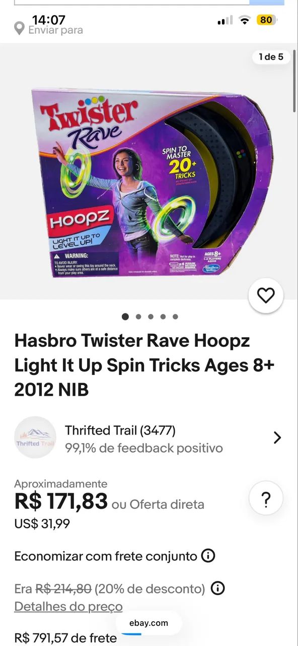 Twister rave hoops led anel  - Foto 4