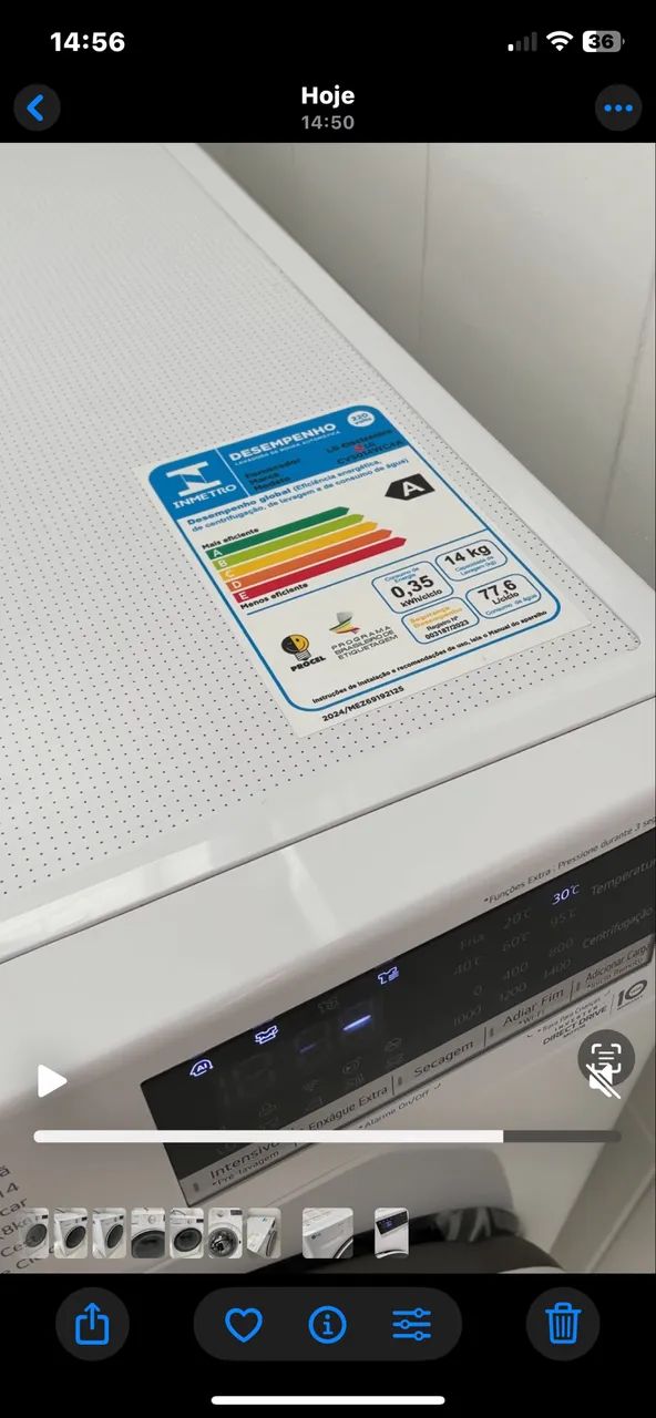 Lava e Seca Smart LG com Inteligência Artificial - Foto 5