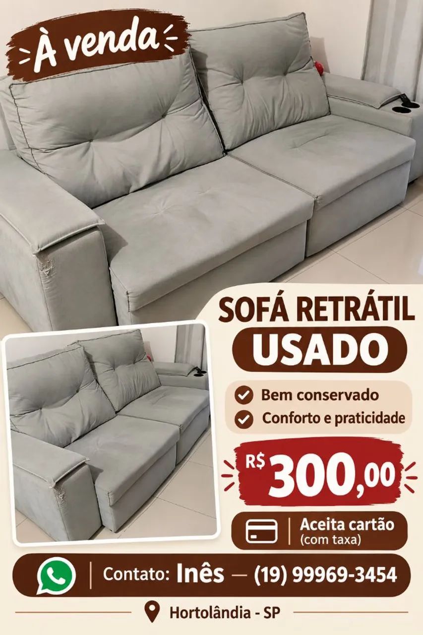 Sofá retrátil 