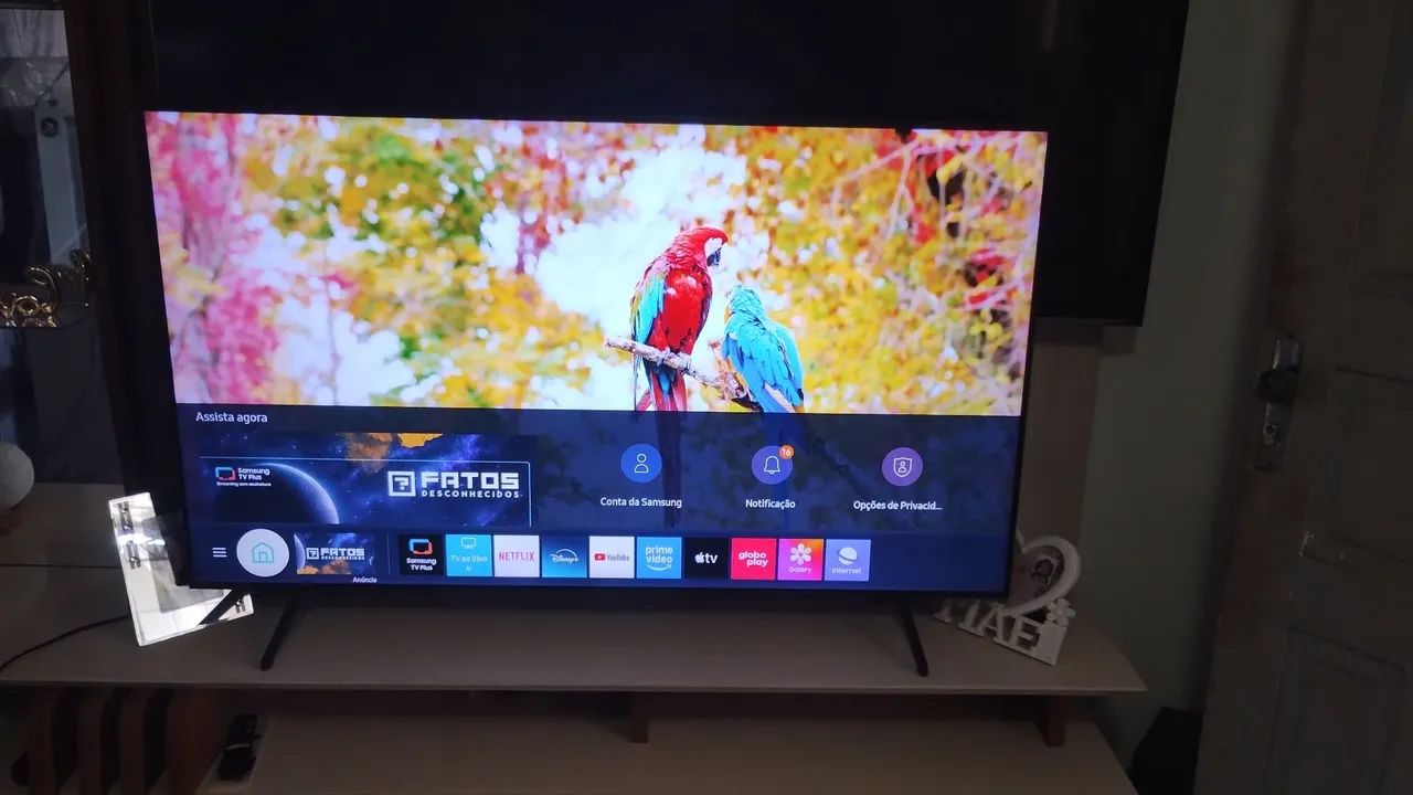 SMARTV 55 POLEGADAS 4k Samsung todos os aplicativos funcionando tudo perfeitamente linda  - Foto 4