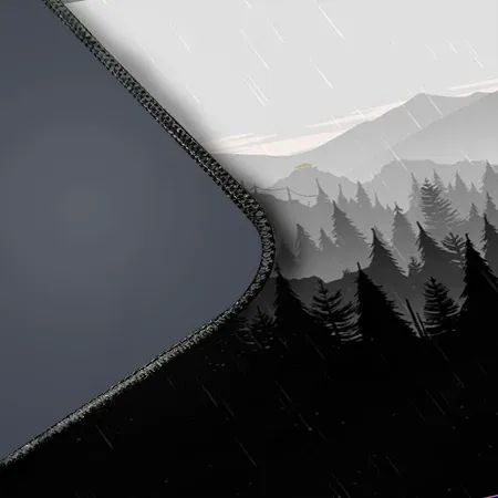 Mouse Pad Floresta 70x35cm Novo - Foto 3