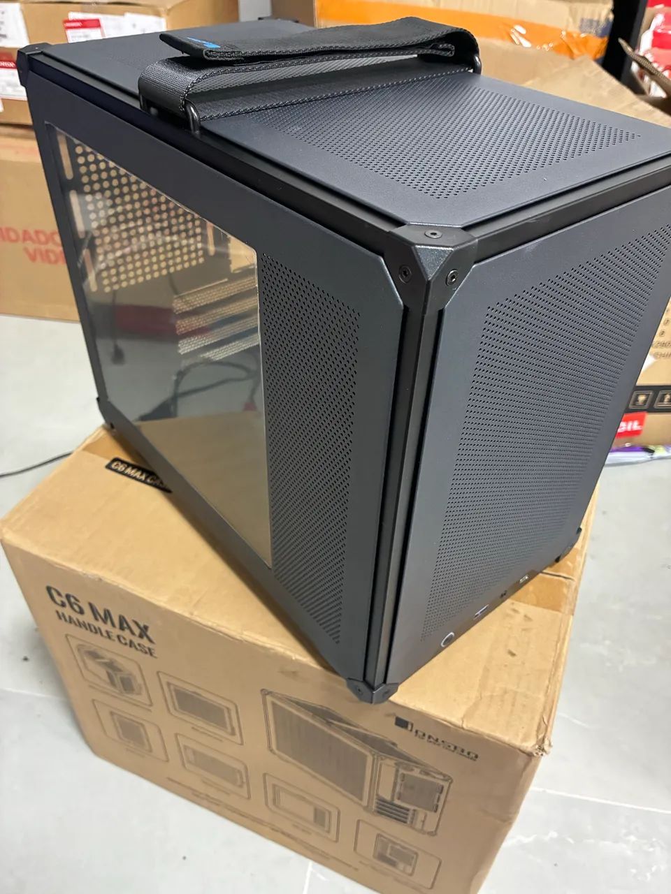 gabinete jonsbo c6max preto - Foto 2