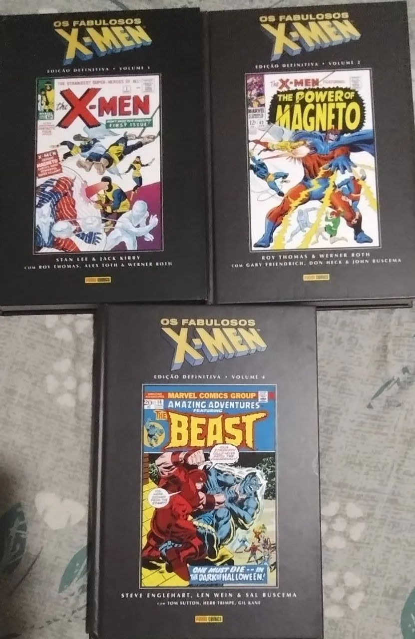 Edição Definitiva X-Men 1, 2 e 4