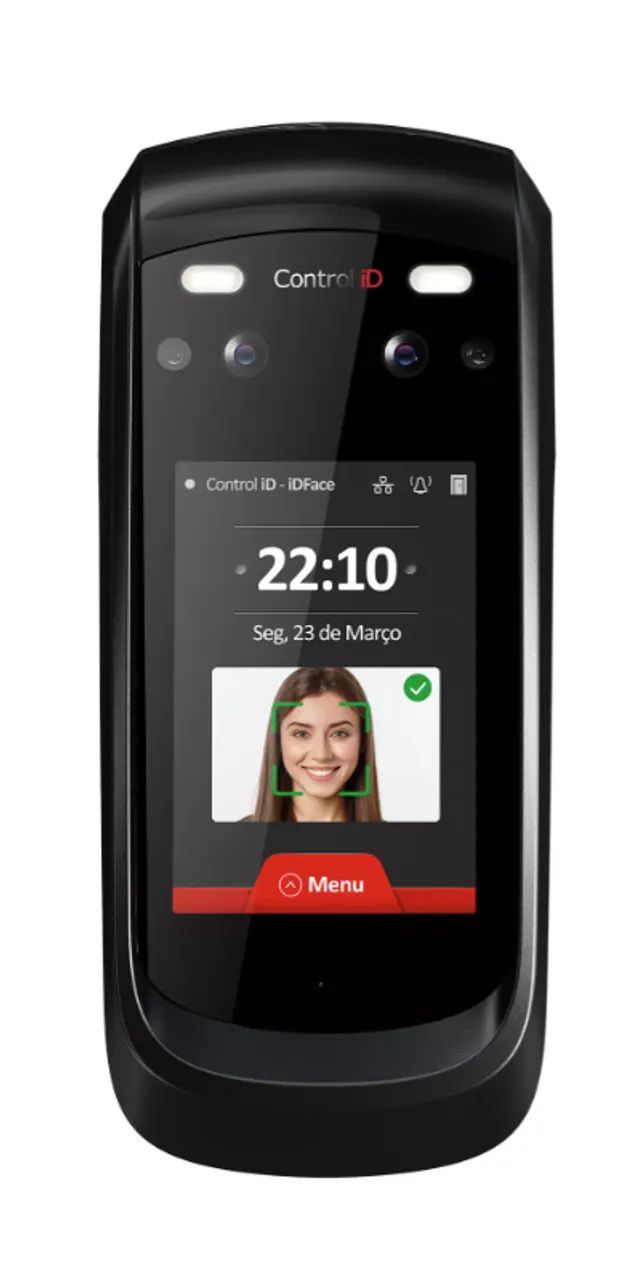 Registrador de Ponto Eletrônico Control iD iDFace