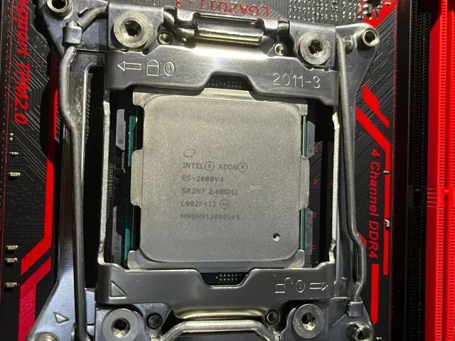 Kit Xeon E5 2680 V4 + Placa Mãe H9s