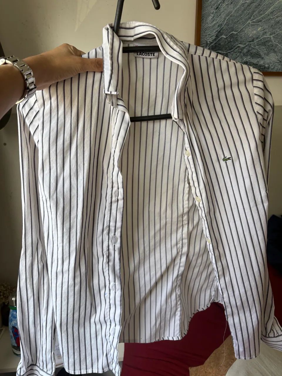 Camisa listrada Lacoste - Foto 3