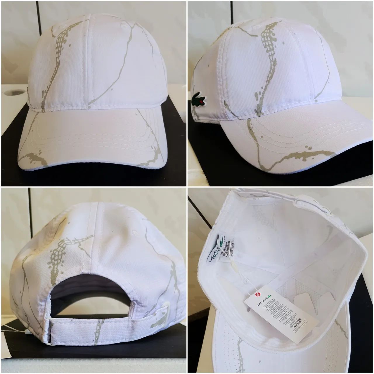 Boné Lacoste novo 