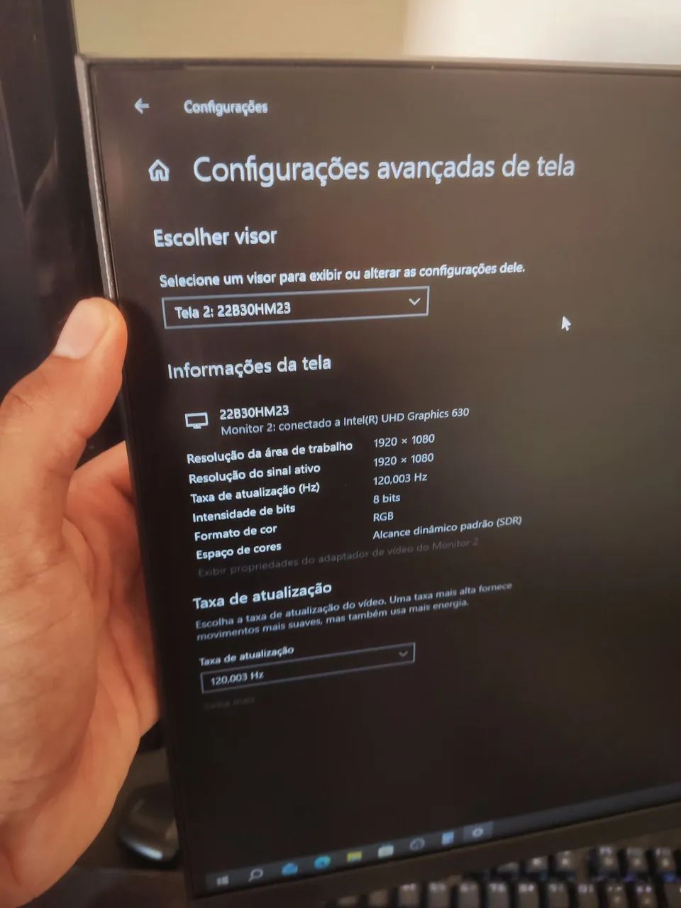 Monitor AOC 120 hz 22.5p - Foto 2