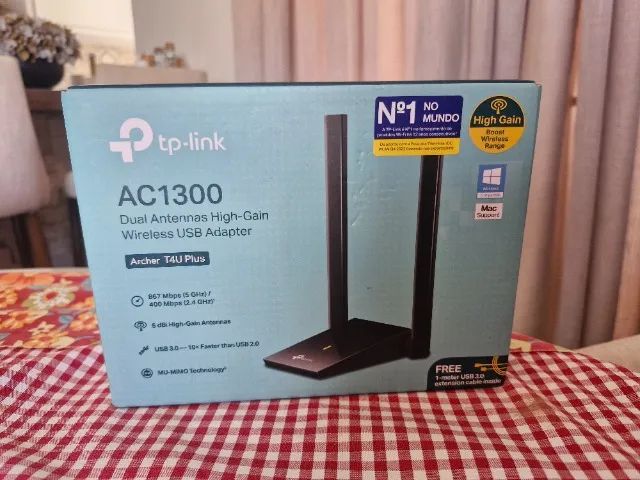 Adaptador Wireless tp-link Archer T4U Plus AC1300