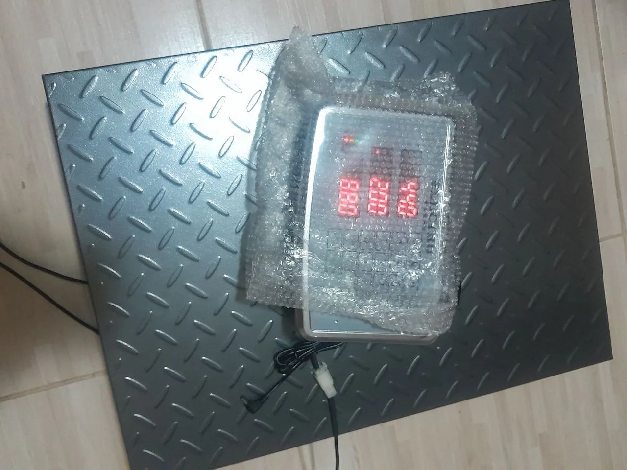 Balança plataforma 400kg nova  - Foto 3