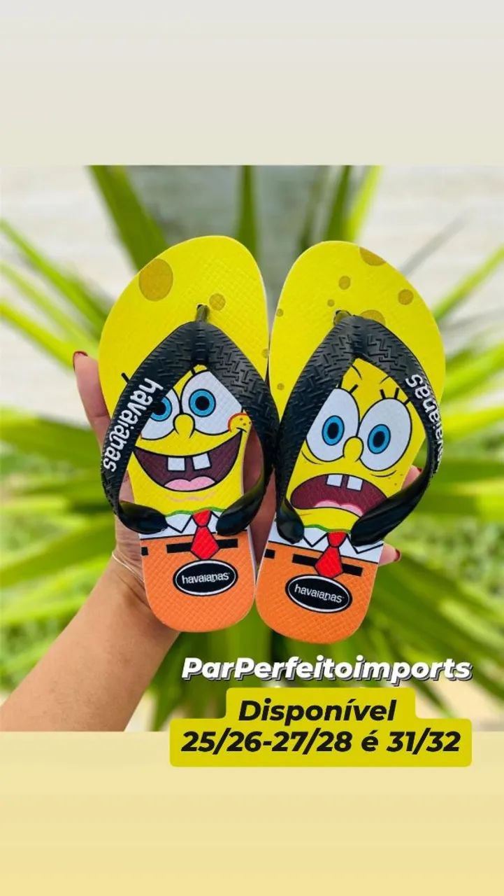 Havaiana infantis Masculino é Feminina  - Foto 2