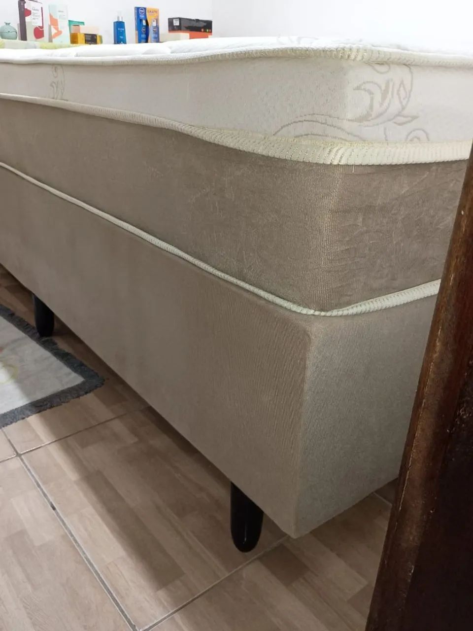 Cama Box Casal Colchão Molas Ensacadas - Foto 5