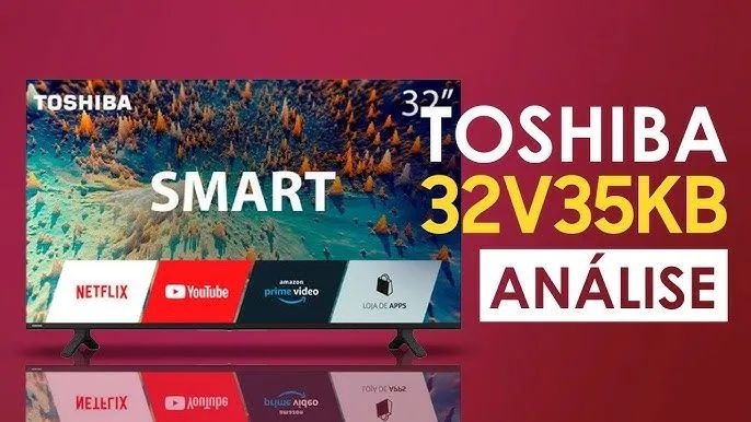 Tv Toshiba 32" mod 32v35kb REF TB007otimo estado pouquíssimo uso plástico nas laterais 