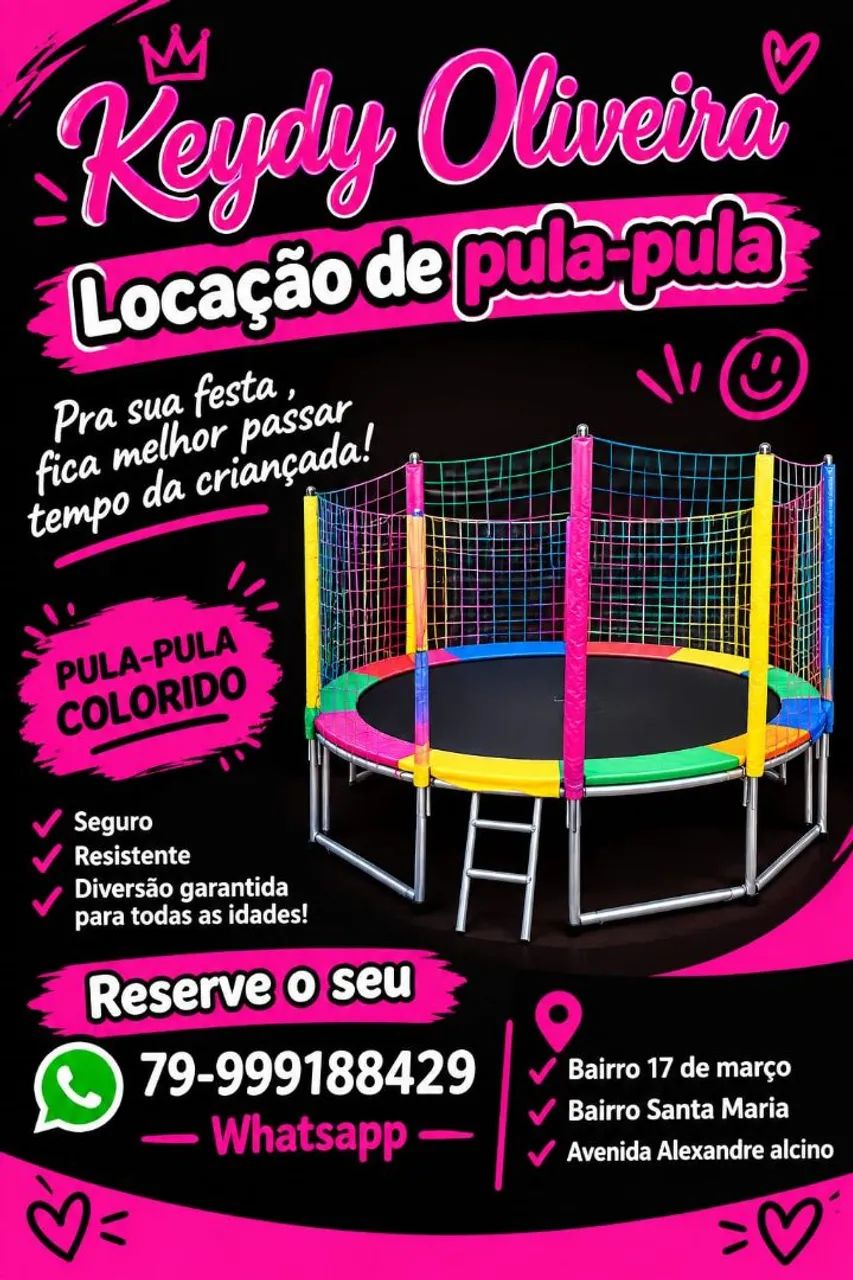 Locação de pula- Pula 