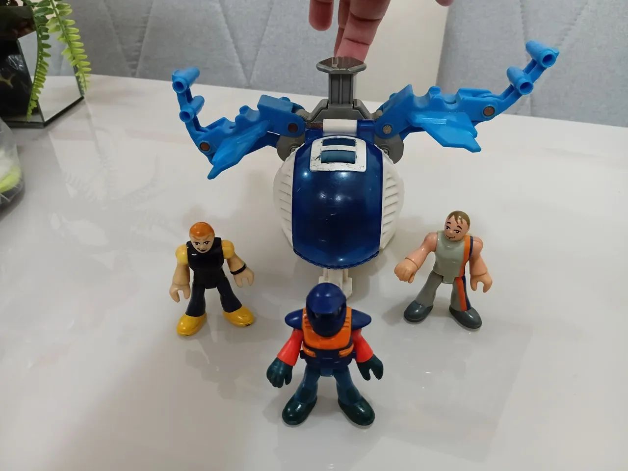 Nave Espacial Lunar com 3 bonecos Imaginext