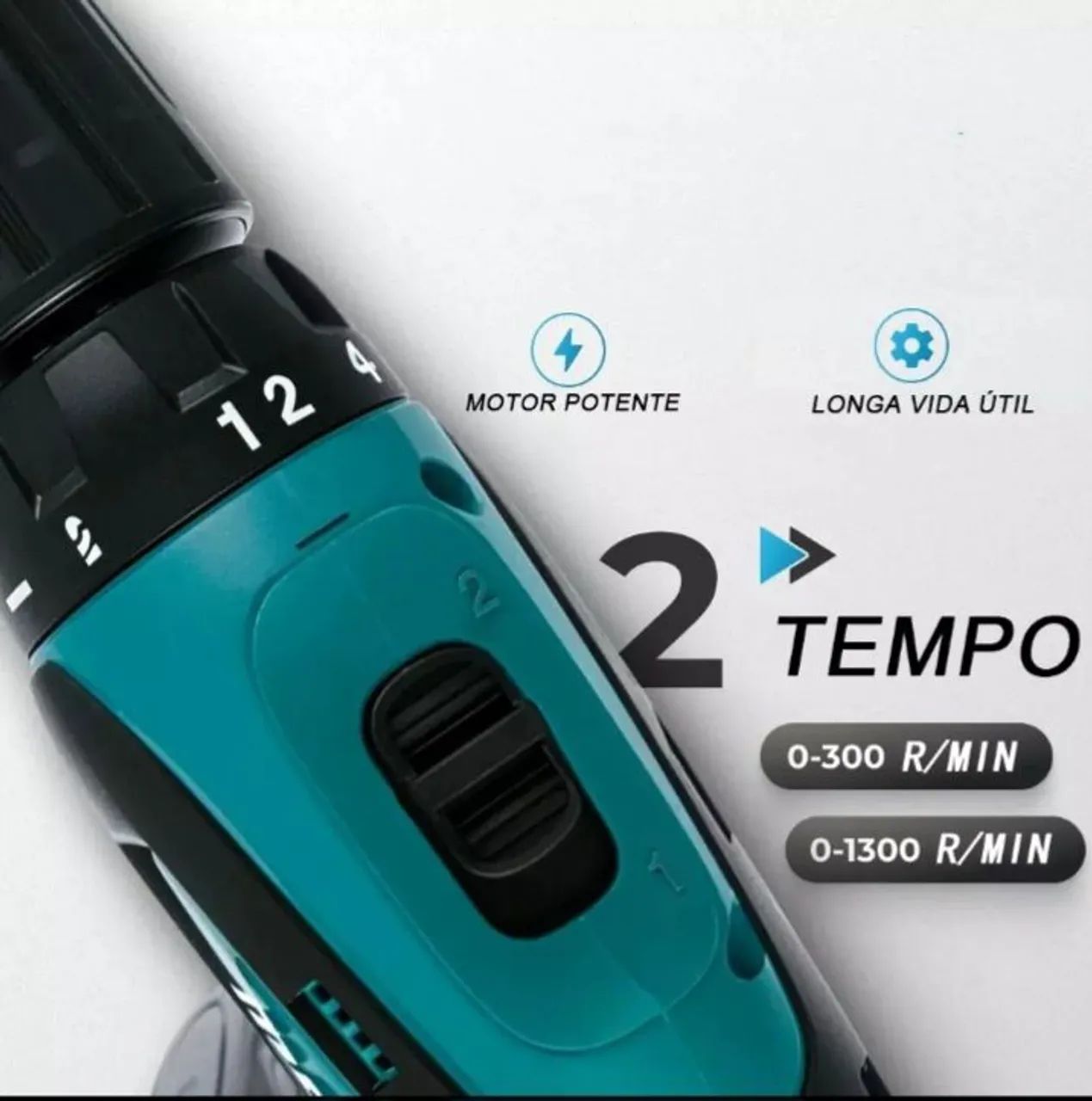 Furadeira profissional 12v nova  - Foto 3