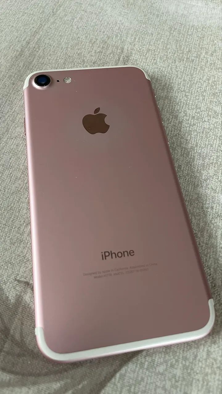 iPhone 7 Rose Gold, 128GB - Sem Riscos - Funcionando Perfeitamente   - Foto 2