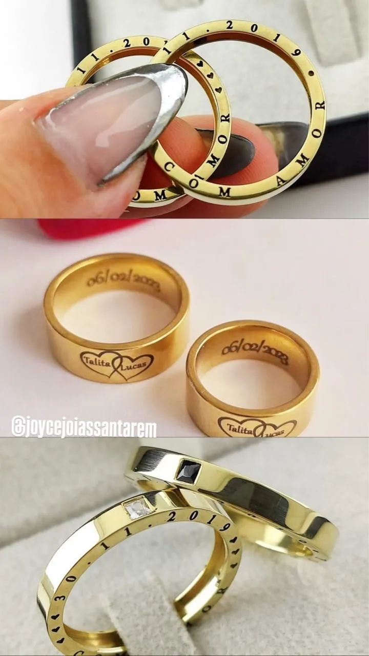 Alianças de ouro e prata fabricacao  - Foto 3