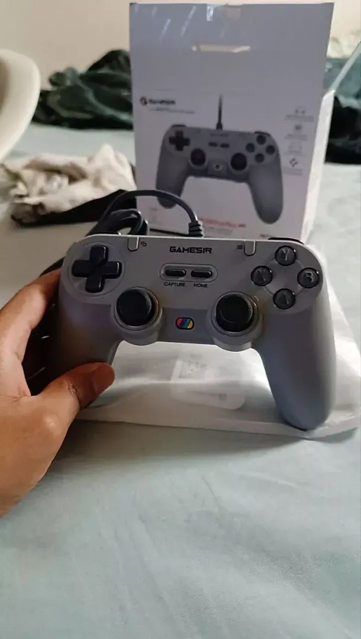 Controle GameSir T3 Lite com fio para PC, Switch e celular