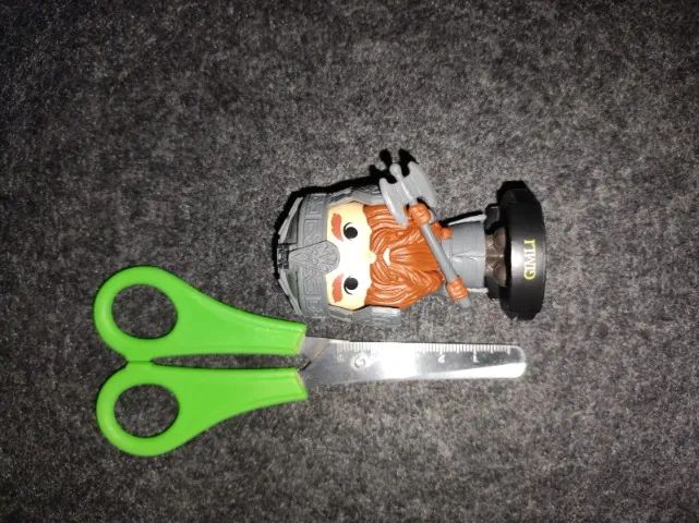 Boneco Miniatura Gimli Senhor dos Anéis BOB's - Foto 3