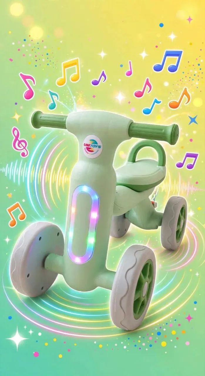 BICICLETA DE TREINAMENTO COM LUZ E SOM 