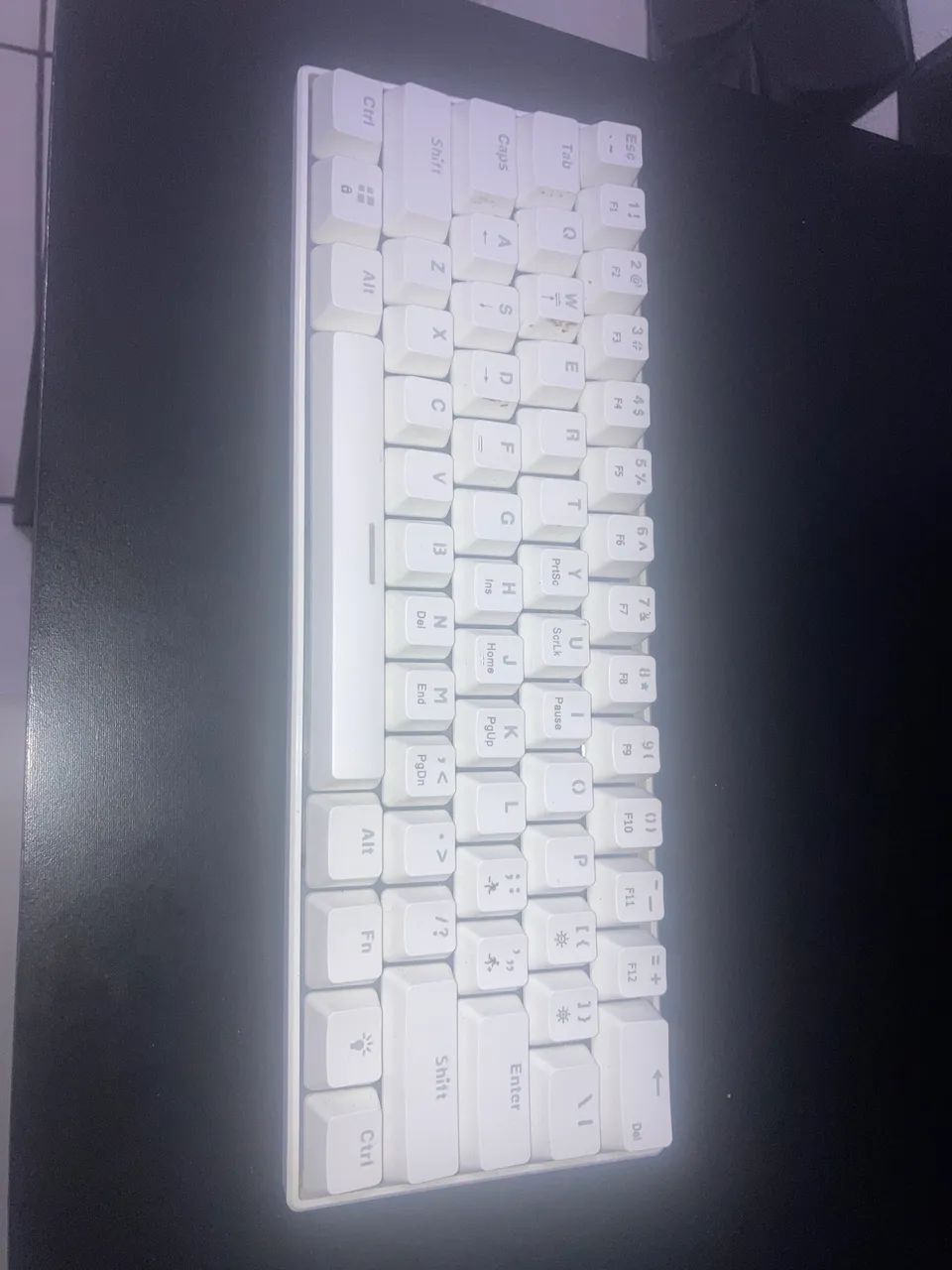 Vendo teclado + mouse branco  - Foto 5