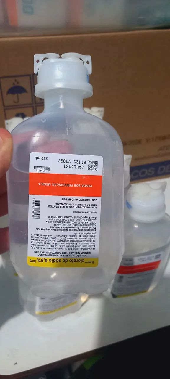 Soro cloreto de sódio 250ml