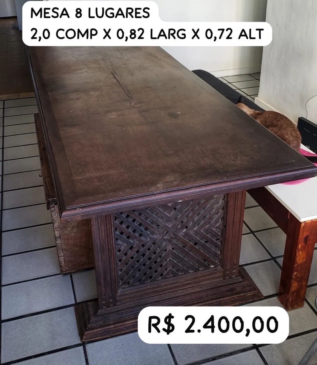 Mesa de centro em madeira - Foto 3