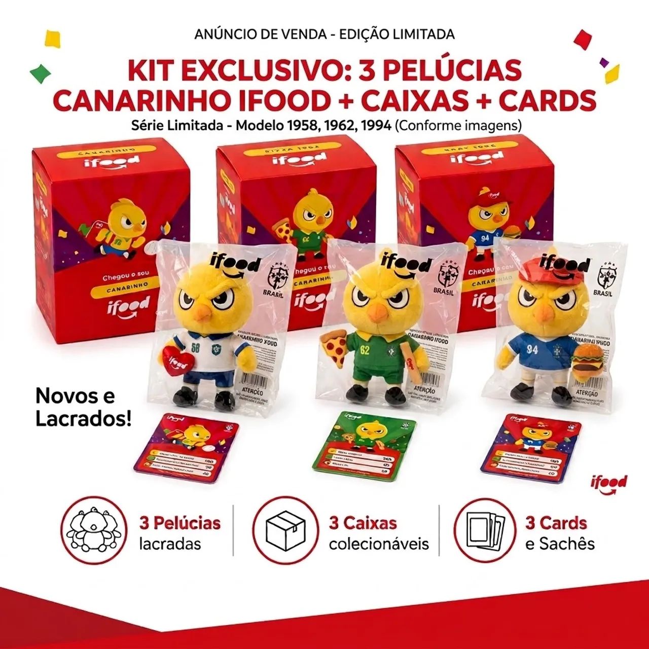 Coleção de canarinhos do iFood  - Foto 2