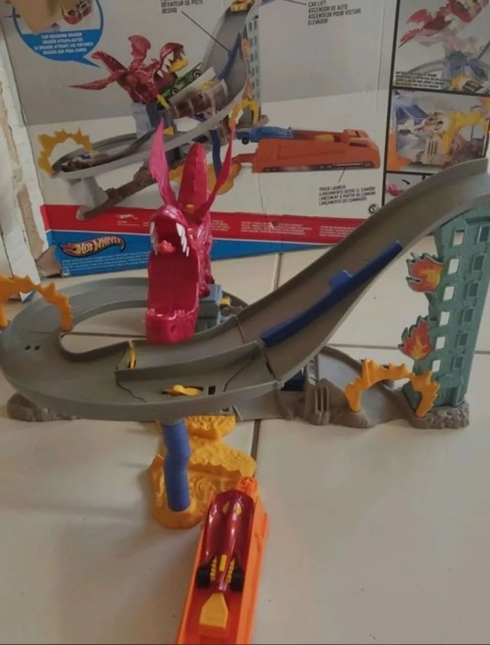 Playset Hot Wheels Dragon Destroyer - Foto 4